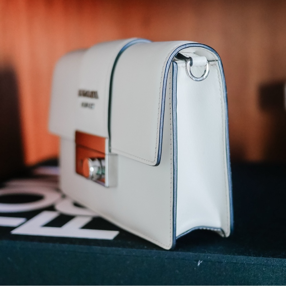 Prada Leather Crossbody Bag in Chalk White - Picture 6 of 13